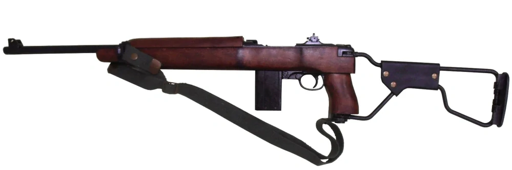 Replika puška USM1 A1 Carbine Paratrooper s popruhem, USA 1942