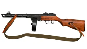 Replika samopal PPŠ-41 Špagin s páskem