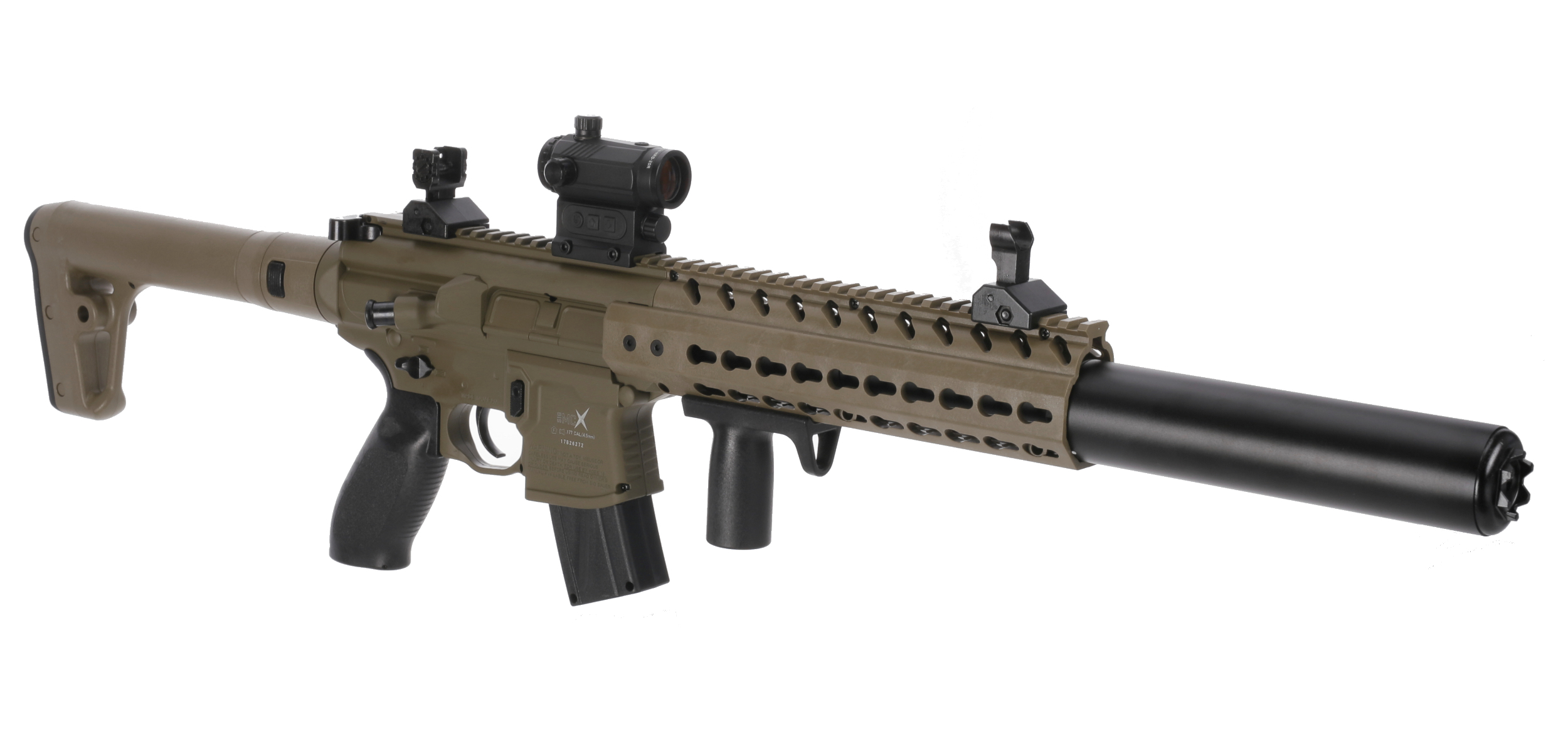 VZDUCHOVKA SIG SAUER MCX FDE 4,5MM S KOLIMÁTOREM