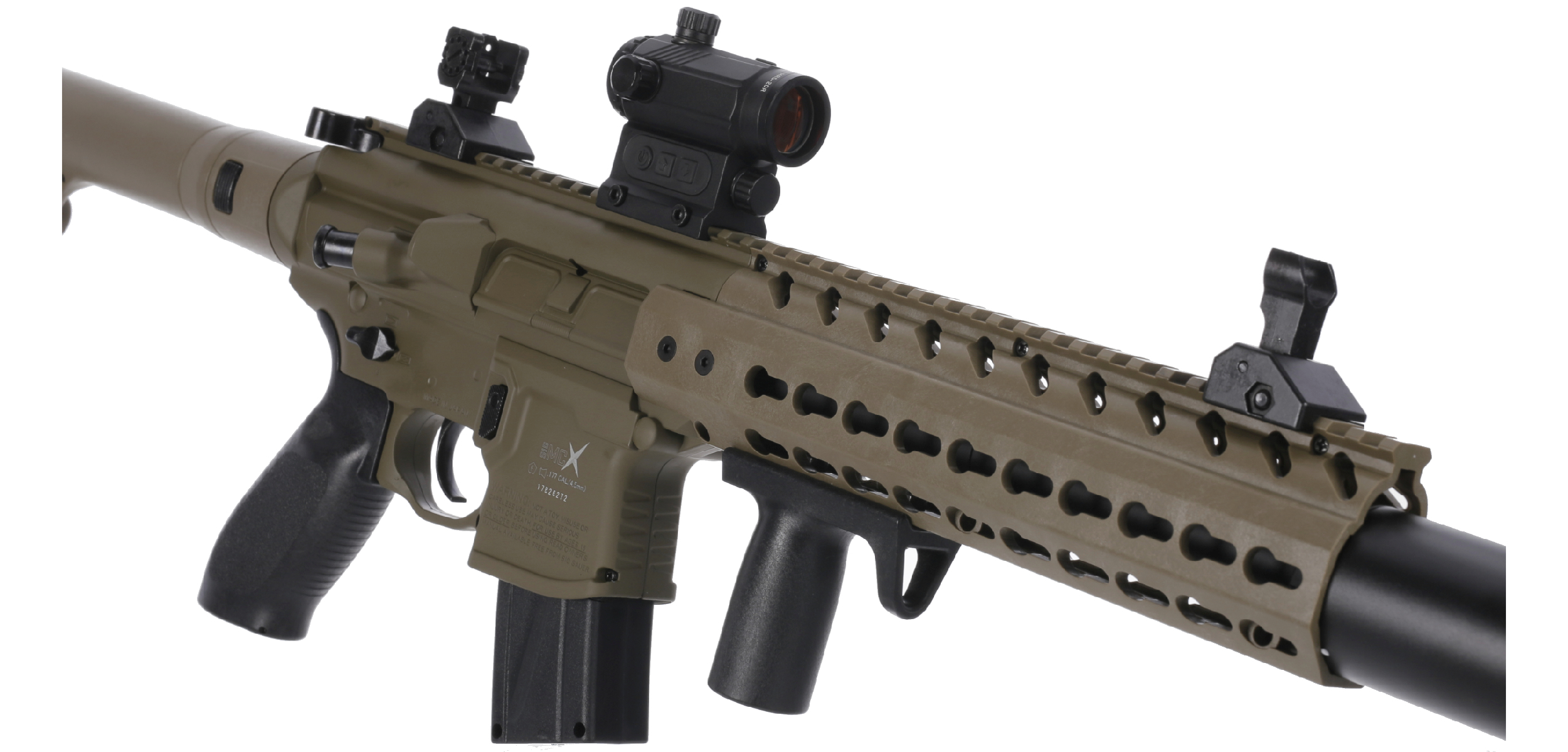VZDUCHOVKA SIG SAUER MCX FDE 4,5MM S KOLIMÁTOREM