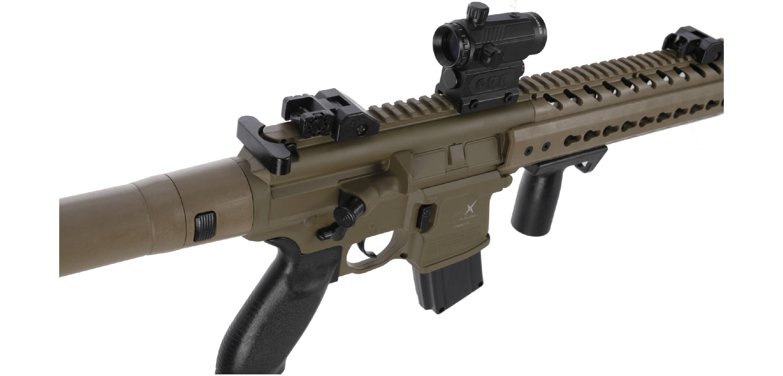 VZDUCHOVKA SIG SAUER MCX FDE 4,5MM S KOLIMÁTOREM